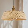 Lampa sufitowa z bambusa - lampa wisząca w stylu boho Bali - Atria image 7