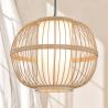 Lampa sufitowa z bambusa - lampa wisząca w stylu boho Bali - Kaula image 7