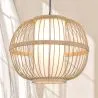 Lampa sufitowa z bambusa - lampa wisząca w stylu boho Bali - Kaula image 7