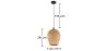 Lampa sufitowa z bambusa - Lampa wisząca w stylu boho Bali - Gina image 7