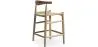 Boho Bali Design Wooden Stool - 65cm - Elb image 7