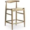 Boho Bali Design Wooden Stool - 65cm - Elb image 7