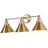 Lampa ścienna - Złota - Design Vintage - 3 reflektory - Remir image 7