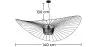 Lampa sufitowa - Lampa wisząca Pamela Design - 140cm - Pionowo image 7
