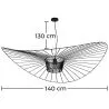 Lampa sufitowa - Lampa wisząca Pamela Design - 140cm - Pionowo image 7