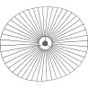 Lampa sufitowa - Lampa wisząca Pamela Design - 140cm - Pionowo image 7