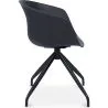 Fotel biurowy z podłokietnikami - Czarny Designerski fotel do biurka - Joan image 7
