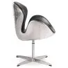 Fotel z podłokietnikami - Aviator Style - Tapicerowany skórą - Via image 7