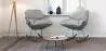 Fotel bujany tapicerowany - Skandynawski design - Ruma image 7