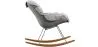 Fotel bujany tapicerowany - Skandynawski design - Ruma image 7