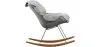 Fotel bujany tapicerowany - Skandynawski design - Ruma image 7