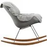 Fotel bujany tapicerowany - Skandynawski design - Ruma image 7