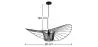 Lampa sufitowa - Lampa wisząca Pamela Design - 80cm - Pionowo image 7