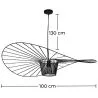 Lampa sufitowa - Lampa wisząca Projekt Pamela - 100cm - Pionowy image 7