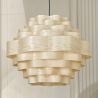 Lampa sufitowa z drewna - lampa wisząca w stylu boho Bali - Aura image 7