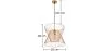 Lampa sufitowa retro - Lampa wisząca w stylu nowoczesnym - Lia image 7