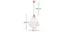 Lampa sufitowa retro - lampa wisząca geometryczna - Yak image 7