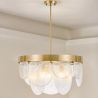 Lampa sufitowa z dyskami ze szkła - lampa wisząca w stylu projektowym - Luna image 7
