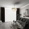 Lampa sufitowa z dyskami ze szkła - lampa wisząca w stylu projektowym - Luna image 7