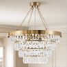 Lampa sufitowa z kryształem - Lampa wisząca żyrandol - Loraine image 7