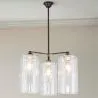 Lampa sufitowa z kryształem - Lampa wisząca - 3 ramiona - Reg image 7