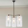 Lampa sufitowa z kryształem - Lampa wisząca - 3 ramiona - Reg image 7