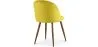Krzesło do jadalni - Tapicerowane aksamitem - Skandynawski design - Evelyne image 7