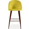 Stołek z aksamitną tapicerką - Scandinavian Design - Evelyne image 7
