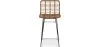 Wiklinowy stołek barowy - Boho Bali Design -65cm - Catori image 7