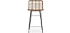 Wiklinowy stołek barowy - Boho Bali Design -65cm - Catori image 7