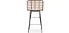 Wiklinowy stołek barowy - Boho Bali Design -65cm - Catori image 7