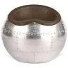 Krzesło do salonu - Skóra i metal - Circle image 7