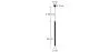 Lampa sufitowa LED Tube - Lampa wisząca w kolorze czarnym - 60 cm - Bruna image 7