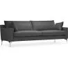 Sofa 3 osobowa - Tapicerowana w tkaninie - Uza image 7