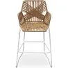 Rattanowy stołek Boho Bali Design - 75cm - Tale image 7