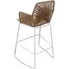 Rattanowy stołek Boho Bali Design - 75cm - Tale image 7