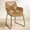 Rattanowe krzesło do jadalni - krzesło ogrodowe Boho Bali Design - Tale image 7