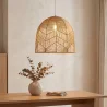 Lampa sufitowa z rattanu - Kinkiet - Projekt lampy boho Bali - Bu image 7