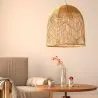 Lampa sufitowa z rattanu - Kinkiet - Projekt lampy boho Bali - Bu image 7