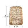 Lampa sufitowa z rattanu - lampa wisząca w stylu boho Bali - Lian image 7