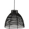 Lampa sufitowa z czarnego rattanu - lampa wisząca w stylu boho Bali - Gian image 7