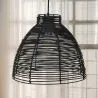 Lampa sufitowa z czarnego rattanu - lampa wisząca w stylu boho Bali - Gian image 7