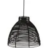 Lampa sufitowa z czarnego rattanu - lampa wisząca w stylu boho Bali - Gian image 7