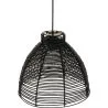 Lampa sufitowa z czarnego rattanu - lampa wisząca w stylu boho Bali - Gian image 7