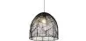 Czarna lampa sufitowa z rattanu - Lampa wisząca w stylu boho Bali - Le image 7
