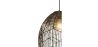 Czarna lampa sufitowa z rattanu - Lampa wisząca w stylu boho Bali - Le image 7