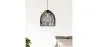 Czarna lampa sufitowa z rattanu - Lampa wisząca w stylu boho Bali - Le image 7