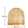 Lampa sufitowa z bambusa - Lampa wisząca w stylu boho Bali - Thi image 7