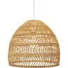 Lampa sufitowa z rattanu - Kinkiet - Projekt lampy boho Bali - 40cm - Hoa image 7