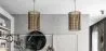 Lampa sufitowa z rattanu - Lampa wisząca w stylu boho Bali - An image 7